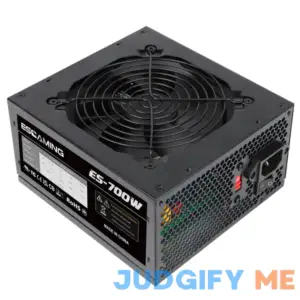 700W ATX Power Supply Non Modular PSU with 4+4 Pin Connectors Auto-Thermally Controlled 120mm Fan