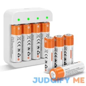 8 Pack Rechargeable 1.5V AA Size Lithium Batteries for Blink Camera
