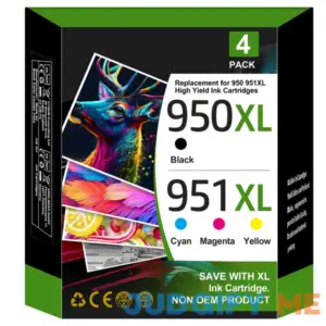 950XL 951XL Ink Cartridges Combo Pack Compatible Replacement for HP 950 951 XL for HP OfficeJet Pro 8600 8610 8630 8620 8615 8625 8100 276DW 251DW