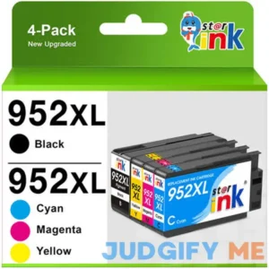 952 Ink Cartridges for HP 952xl Ink cartridges Combo Pack for HP OfficeJet Pro 8710 7740 8720 8210 Printer (4 Pack)