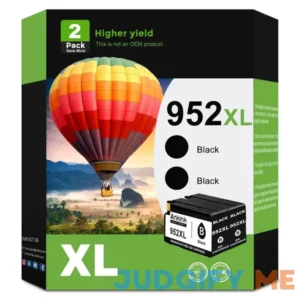 952 XL Black Ink Cartridges Replacement for HP 952XL Work with Officejet Pro 8710 7740 8720 8702 8210 7720 8715 8730 8740 8216 8725 8700 8200