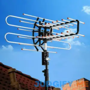 990 Miles Outdoor Amplified TV Antenna Motorized Hdtv 1080p 4K 360 Rotation