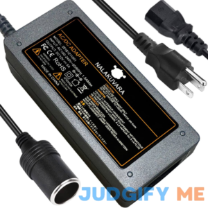 AC to DC Converter 110V to 12V 5A 60W Car Cigarette Lighter Adapter - Wall Plug Outlet Female Socket Converter - 110/120 to 12 Volt AC/DC Adapter