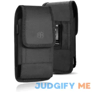 AH Military Grade Cell Phone Pouch Clip Holster Holder w/Belt Loop for iPhone 8 Plus 13 Pro Max 15 Plus