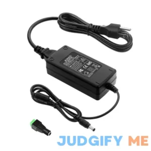 ALITOVE DC 12V 5A Power Supply Adapter Converter Transformer AC 100-240V Input with 5.5x2.5mm DC Output Jack for 5050 3528 LED Strip Module Light