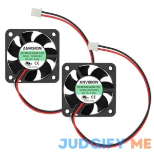 ANVISION 2-Pack 40mm x 10mm DC 12V Brushless Cooling Fan
