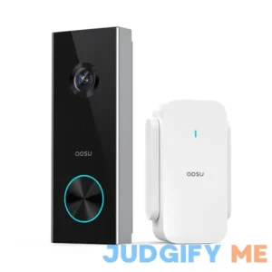 AOSU Doorbell Camera Wireless Battery-Powered Video Doorbell with Chime 2K Resolution