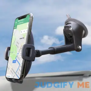 APPS2Car Suction Cup Phone Se33 Holder Windshield/Dashboard/Window Universal Suction Cup Car Phone Holder Mount with Sticky Gel Pad