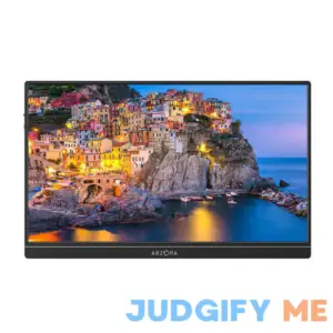 ARZOPA Portable Monitor S1 Table 15.6'' 1080P FHD Laptop Monitor USB C HDMI Computer Display