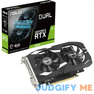 ASUS Dual GeForce RTX 3050 PCIe 4.0 Graphics Card DUAL-RTX3050-6G