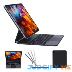 AUSDOM Magic Magnetic Keyboard Case for iPad Air 13 2024 & iPad Pro 12.9 inch