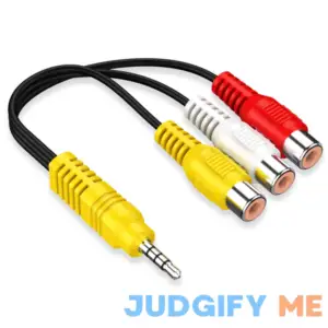 AV Adapter Video AV Component Adapter Cable Replacement for TCL TV