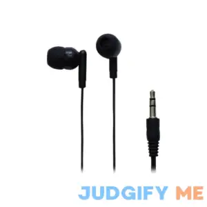 AVID AE-215 LIGHTWEIGHT 1 USE EARBUD WITH SILICONE EAR TIPS 1AE215HPBLKSTK