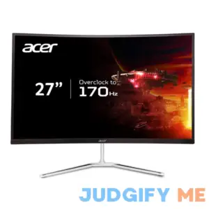 Acer 27" Wqhd 2560 x 1440 1500r Curved Pc Gaming Monitor Amd Freesync Premium