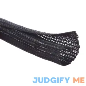 Alex Tech Cord Protector Wire Loom Tubing Cable Sleeve Split Sleeving For USB Power Cord Audio Video Cable