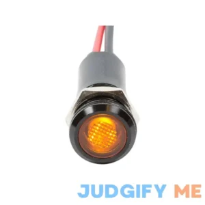 Alpinetech PLB12M 12mm 1/2" Ac/dc LED Metal Signal Indicator Pilot Dash Light