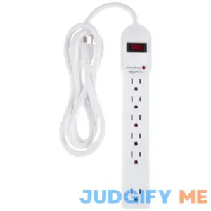 Amazon Basics 6-Outlet Surge Protector Power Strip