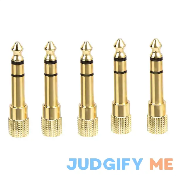 Amazon Basics Gold Plated 6.35mm 1/4 Male to 3.5mm 1/8 Female Stereo Headphone Adapter Amazon Basics Gold Plated 6.35mm 1/4 Male to 3.5mm 1/8 Female Stereo Headphone Adapter