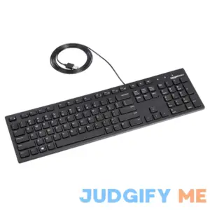 Amazon Basics Low-Profile Wired USB Keyboard with US Layout