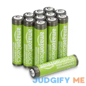 Amazon Basics Rechargeable AAA NiMH High-Capacity Batteries