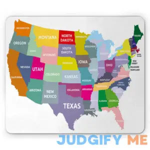 Ambesonne Map Mouse Pad