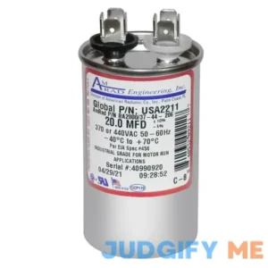 Amrad Engineering USA2211 Round Usa-Made Motor Run Capacitor