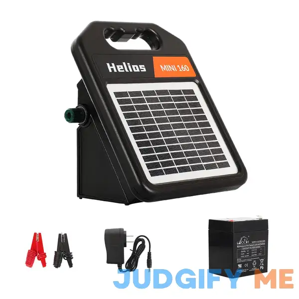 Andmon 10 Miles Solar Electric Fence Charger with Day or Night Mode Andmon 10 Miles Solar Electric Fence Charger with Day or Night Mode