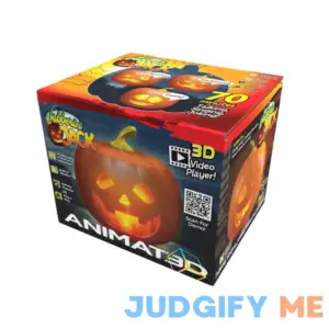 Animat3d Jabberin' Jack Talking Animated Pumpkin with Built in Video Projector & Speaker Plug'n Play