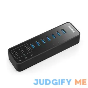 Anker 10 Port 60W Data Hub with 7 USB 3.0 Ports and 3 PowerIQ Charging Ports