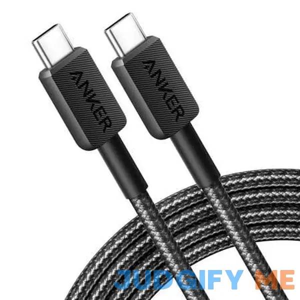Anker 322 Braided USB-C to USB-C Cable A81F6H11-1 Anker 322 Braided USB-C to USB-C Cable A81F6H11-1