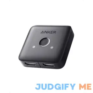 Anker HDMI Switch 4K@60Hz Bi-Directional HDMI Switcher 2 in 1 Out with Smooth Finish