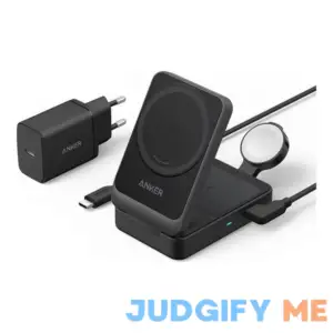 Anker MagGo 3-in-1 Charging Station Qi2 Certified 15W MagSafe-Compatible Wireless Charger Stand