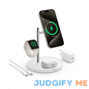 Anker MagSafe-Compatible Wireless Charging Stand MagGo 3 in 1 Wireless Charging Station