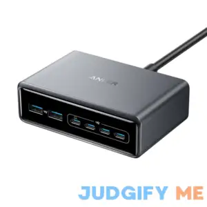 Anker Prime Charger 200W 6-Port GaN Charging Station USB-C PD Fast Charging Desktop Charger