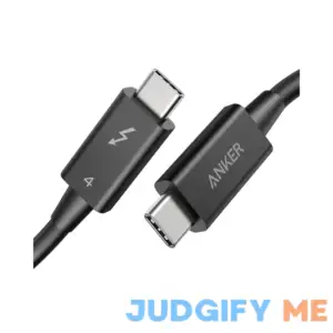 Anker Thunderbolt 4 Cable 2.3 ft USB-C to USB C Cable Supports 8K Display/40Gbps Data Transfer/100W Charging