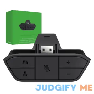 Aolion Stereo Headset Adapter for Xbox Controller Audio Mic Headphone Adapter for Xbox One/One S/X/Elite 1/ Elite2/ Series S/X Controller-Xbox