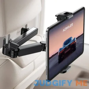 Aomiker iPad Holder Car Headrest - [Stretchable Arm] 2024 Adjustable Tablet Mount for Car Backseat