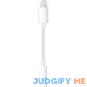 Apple Lightning to 3.5 mm Headphone Jack Adapter - Adaptateur Lightning vers prise de casque - Blanc - 1 - Apple Lightning (M) à Mini-phone stéréo 3