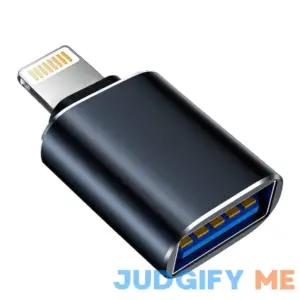 Apple Lightning to USB Camera Adapter USB 3.0 OTG Cable for iPhone/iPad to Connect Card Reader