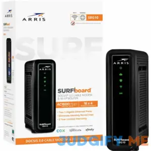 Arris SURFboard DOCSIS 3.0 Cable Modem & Ac1600 Wi-Fi Router