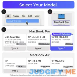 Ascrono MacBook Pro Docking Station for MacBook Pro 16