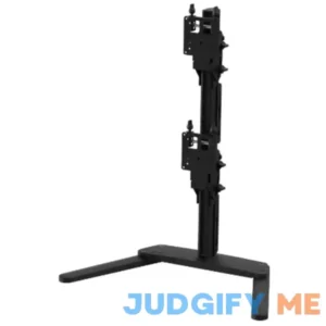 Atdec Freestanding Heavy Duty Dual Vertical Monitor Mount