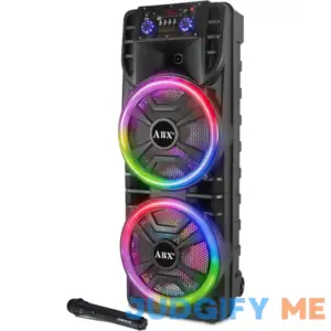 Audiobox ABX-2900R Fun & Loud Dual 8" Bluetooth Speaker with Microphone
