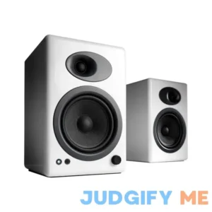 Audioengine A5+ Wireless Bamboo Speakers with Echo Dot