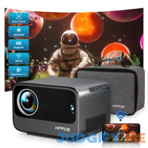 [Auto Focus/Keystone] Projector 4K Supported 1080P Native 500 ANSI