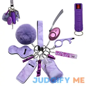 Auxu Keychain Set for Women and Girls 11 Pcs Cute Keychains for Women Including Pom Pom