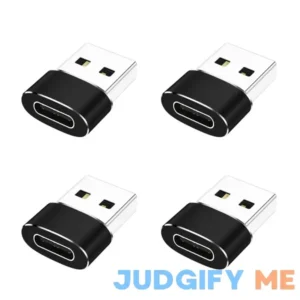 BESTHOT USB to USB C Adapter 4 Pack Type C to USB A Charger Cable Converter