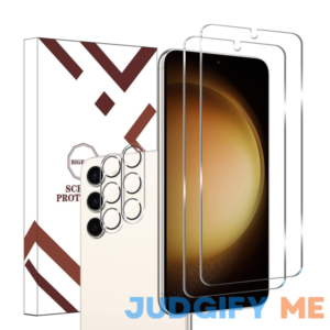 BIGFACE Galaxy S23 Tempered Glass Screen Protector + Camera Lens Protector