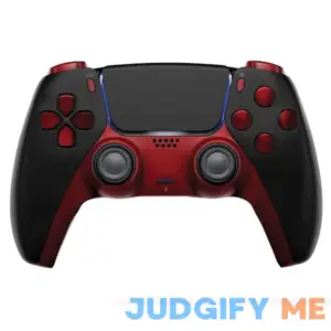 BLACK RED PS5 Custom MODDED Controller