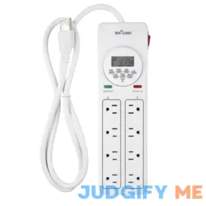 BN-LINK 8 Outlet Surge Protector with 7-Day Digital Timer